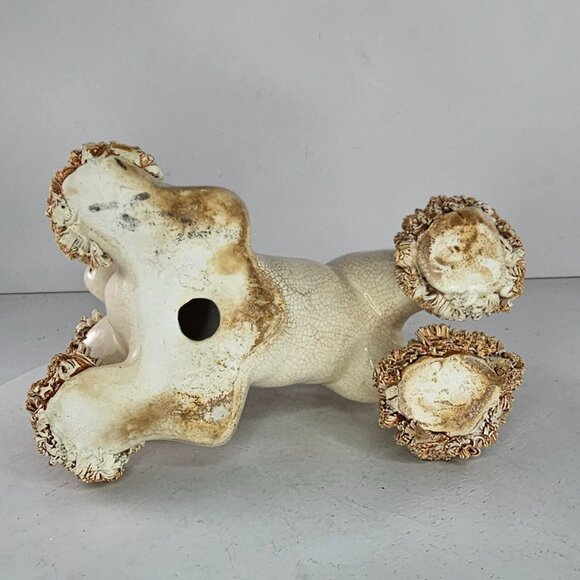 Vintage Spaghetti Cocker Spaniel Figurine Pink Bow MCM *Chipped* - Picture 6 of 8